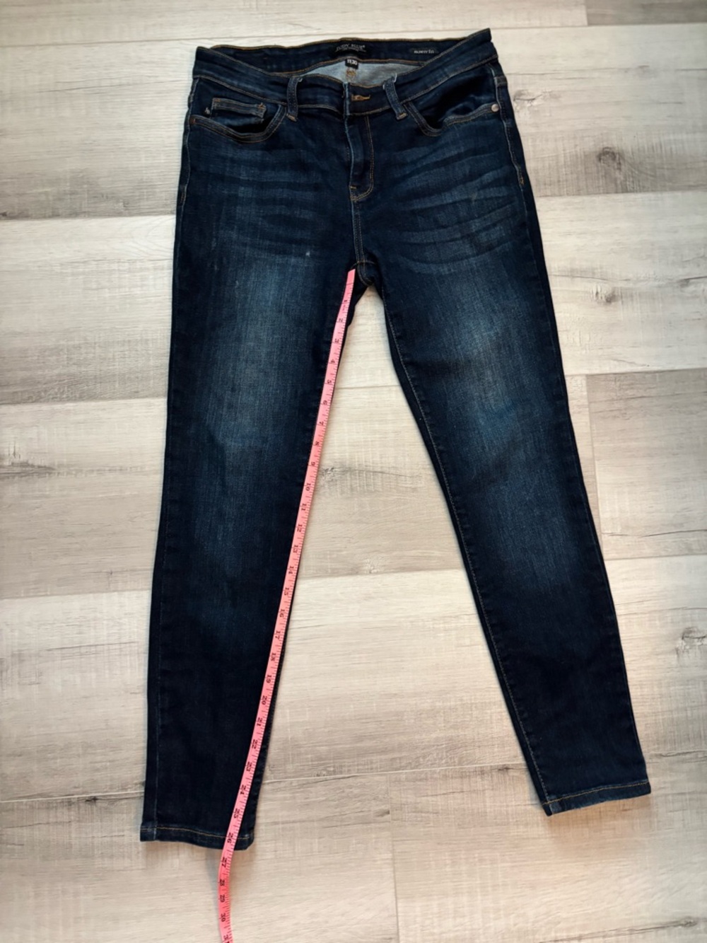 Judy Blue Skinny Jeans Dark Wash Stretch Women’s 11/30 Mid Rise - Picture 5 of 8